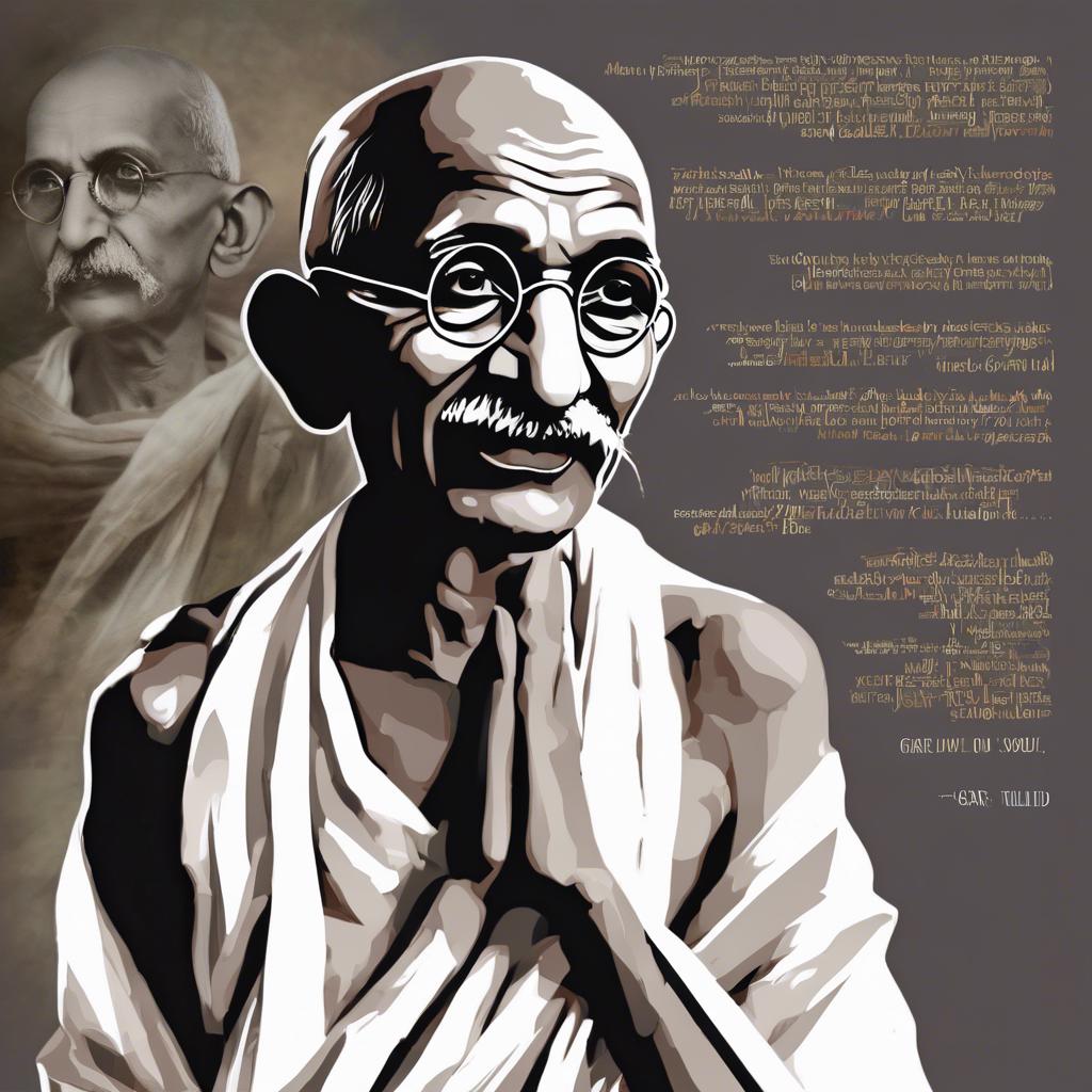 Το‍ πορτρέτο του⁣ Mahatma Gandhi από τον Joseph ​Lelyveld